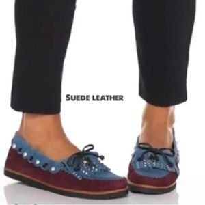Coach suede roccasin moccasins